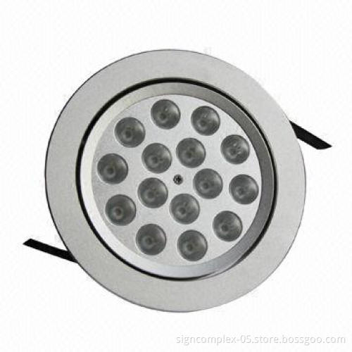 25W LED Downlight with High-efficient PMMA Lens and Cree LED Type